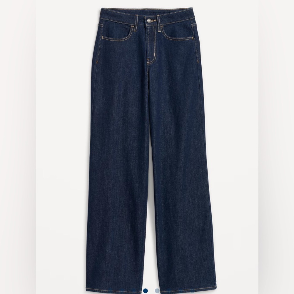 High-Waisted Wide-Leg Jeans